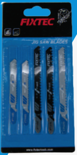 [FJSB100501K] Set lames scie sauteuse (HSS / SS HCS) - 5 pcs